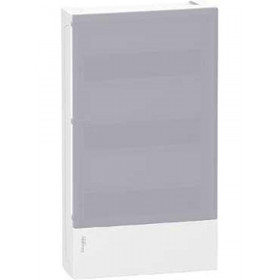 Πίνακας Επίτοιχος 3 Σειρών 12 Στοιχείων Λευκός Ημιδιάφανη Πόρτα MIP12312T SCHNEIDER ELECTRIC
