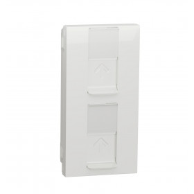 Πριζα Δικτύου Διπλή RJ45 Cat.6 UTP 4 Στοιχείων Λευκό NU348218 New Unica
