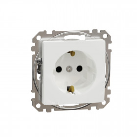 Πρίζα Σούκο Ασφαλείας Λευκό SDD111022 Sedna SCHNEIDER ELECTRIC