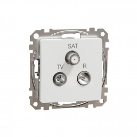 Πρίζα TV-RD-SAT Τερματική 4dB Λευκό SDD111481 Sedna SCHNEIDER ELECTRIC