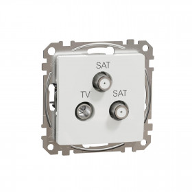 Πρίζα TV-SAT-SAT Τερματική 4dB Λευκό SDD111481S Sedna SCHNEIDER ELECTRIC