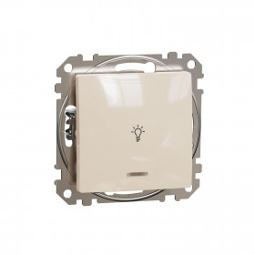 Μπουτόν Μπεζ Με Λυχνία Σύμβολο Λαμπτήρα SDD112132L Sedna SCHNEIDER ELECTRIC