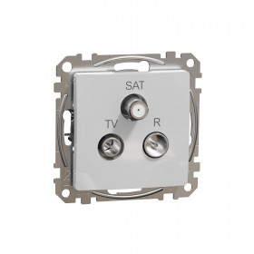 Πρίζα TV-RD-SAT Τερματική 4dB Αλουμίνιο SDD113481 Sedna SCHNEIDER ELECTRIC
