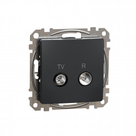 Πρίζα TV-RD Διέλευσης 10dB Ανθρακί SDD114478R Sedna SCHNEIDER ELECTRIC