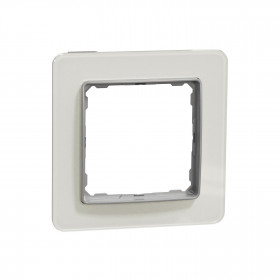 Πλαίσιο 1 Θέσης Λευκό Glass White SDD360801 Sedna SCHNEIDER ELECTRIC