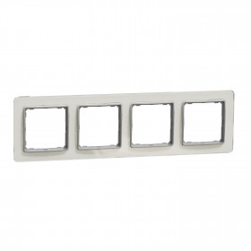 Πλαίσιο 4 Θέσεων Λευκό Glass White SDD360804 Sedna SCHNEIDER ELECTRIC