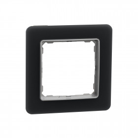 Πλαίσιο 1 Θέσης Μαύρο Glass Smoke SDD362801 Sedna SCHNEIDER ELECTRIC