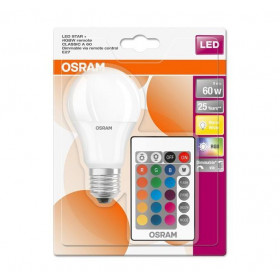 Λάμπα LED Κλασική 9W RGB+W E27 230V Με Remote Control Ledstar OSRAM