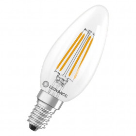 Λάμπα LED Κερί 4W E14 3000k 230V Filament Clear LEDVANCE