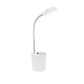 Φωτιστικό Γραφείου LED 5W 4000K Λευκό Με Μολυβοθήκη 16035LEDWH ACA LIGHTING