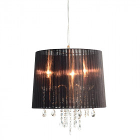 Φωτιστικό Μονόφωτο E14 Μαύρο Και Ασημί 1P400BK ACA LIGHTING