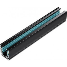 Ράγα Φωτισμού 3 Φάσεων 1 Μέτρου Μαύρο 4W1MB ACA LIGHTING