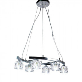 Φωτιστικό Εξάφωτο G9 Χρώμιο Και Διάφανο AD00836A ACA LIGHTING