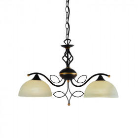 Φωτιστικό Δίφωτο Ε27 Καφέ Και Μελί Electra AD89062 ACA LIGHTING