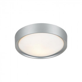 Πλαφονιέρα E27 Ασημί Valetta DL250L ACA LIGHTING