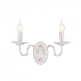 Απλίκα Δίφωτη E14 Λευκό Και Χρυσό DL9362WWG ACA LIGHTING