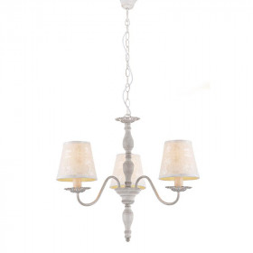Φωτιστικό Τρίφωτο Ε14 Γκρι και Μπεζ Karpathia DL9503PWB ACA LIGHTING