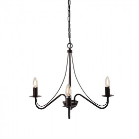 Φωτιστικό Τρίφωτο Ε14 Καφέ Palmyra DLA0013 ACA LIGHTING