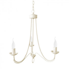 Φωτιστικό Τρίφωτο Ε14 Λευκό Palmyra DLA0433 ACA LIGHTING