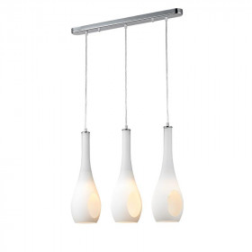 Φωτιστικό Τρίφωτο E14 Λευκό Cave DLA5203 ACA LIGHTING