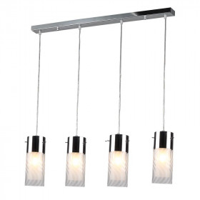 Φωτιστικό Τετράφωτο E14 Ασημί Dali FW50504 ACA LIGHTING