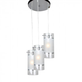 Φωτιστικό Τρίφωτο E14 Ασημί Mane FW50673 ACA LIGHTING