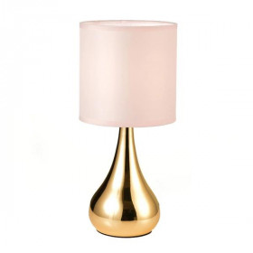 Πορτατίφ E14 Χρυσό και Ροζ Bellatris KS1178T1PG ACA LIGHTING