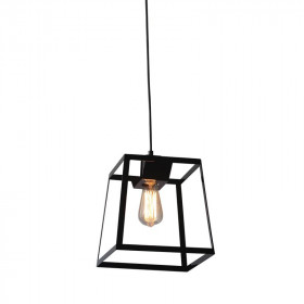 Φωτιστικό Μονόφωτο Ε27 Μαύρο Chess KS1444P1SBK ACA LIGHTING