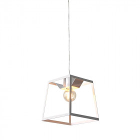 Φωτιστικό Μονόφωτο Ε27 Λευκό Chess KS1444P1SWH ACA LIGHTING