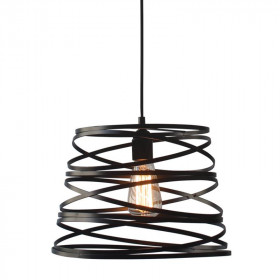 Φωτιστικό Μονόφωτο E27 Μαύρο Jazz KS153840PB ACA LIGHTING