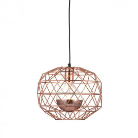 Φωτιστικό Μονόφωτο Ε27 Χαλκός Aladdin KS180430PC ACA LIGHTING