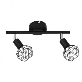 Σποτ Οροφής Δίφωτο E14 Μαύρο Aladdin MC15612B ACA LIGHTING