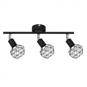 Σποτ Οροφής Τρίφωτο E14 Μαύρο Aladdin MC15613B ACA LIGHTING