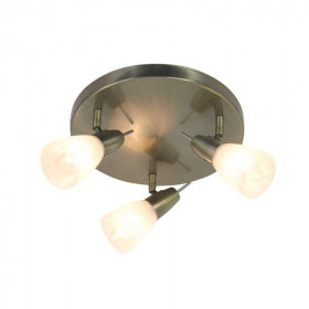 Σποτ Οροφής Τρίφωτο E14 Μπρονζέ Kamet MC542GAB3R ACA LIGHTING