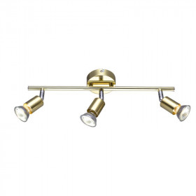 Σποτ Οροφής Τρίφωτο GU10 Ορείχαλκος Trinity MC634PB3 ACA LIGHTING