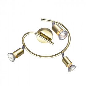 Σποτ Οροφής Τρίφωτο GU10 Ορείχαλκος Trinity MC634PB3G ACA LIGHTING