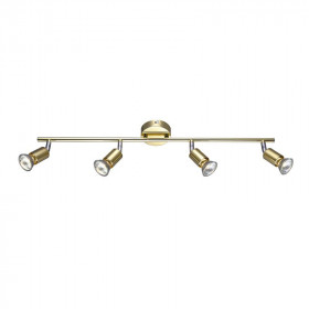 Σποτ Οροφής Τετράφωτο GU10 Ορείχαλκος Trinity MC634PB4 ACA LIGHTING