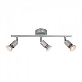 Σποτ Οροφής Τρίφωτο GU10 Ασημί Trinity MC634SL3 ACA LIGHTING