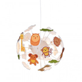 Φωτιστικό Μονόφωτο Ε14 Παιδικό Ζωάκια Πολύχρωμο MD160224ZOO ACA LIGHTING