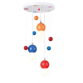 Φωτιστικό Τρίφωτο Ε27 Παιδικό Πολύχρωμο MD90523 ACA LIGHTING
