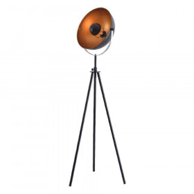 Φωτιστικό Δαπέδου E27 Μαύρο Και Χρυσό ML306681FBG Camara ACA LIGHTING