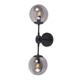 Απλίκα Δίφωτη E14 Μαύρο OD807002W ACA LIGHTING