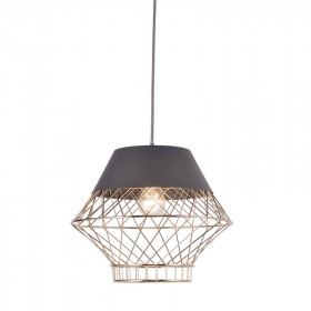 Φωτιστικό Μονόφωτο Ε27 Γκρι Και Χάλκός Madonna OD8070GY ACA LIGHTING