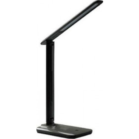 Φωτιστικό Γραφείου LED 5W Μαύρο Με USB Και Wireless Φορτιστή SF27LEDBK ACA LIGHTING