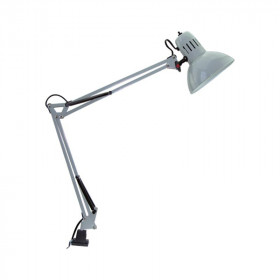 Φωτιστικό Γραφείου E27 Γκρι Με Μέγγενη Penna SF606BG ACA LIGHTING
