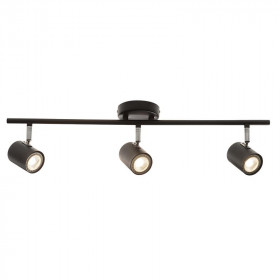 Σποτ Οροφής Τρίφωτο GU10 Μαύρο Orfeas SUH1893TB ACA LIGHTING