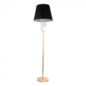 Φωτιστικό Δαπέδου E27 Χρυσό Και Μάυρο Basilico TNK81490CG1F ACA LIGHTING