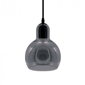 Φωτιστικό Μονόφωτο Ε27 Μαύρο Και Φυμέ Bloom V292851PGY ACA LIGHTING