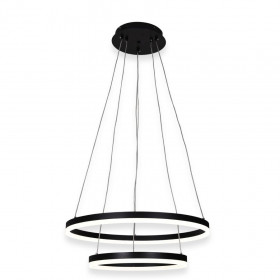 Φωτιστικό LED 62W 3000k-6000k Μαύρο D88059/2-BK SUN LIGHT