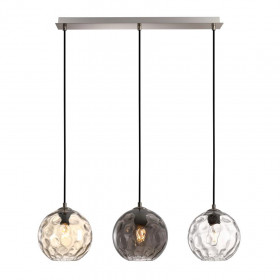 Φωτιστικό Τρίφωτο E27 Νίκελ PARLIA-3S-CR SUN LIGHT